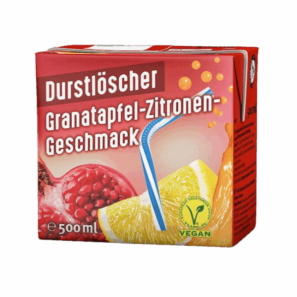 Durstlöscher Granatapfel-Zitrone 12x0,5 L