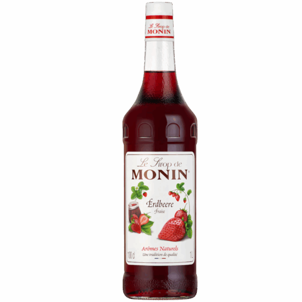Monin Erdbeer-Sirup 1 L Flasche