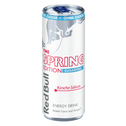 Red Bull Energy Drink Spring Edition Sugarfree ​Kirsche-Sakura 2026 24x0,25ml