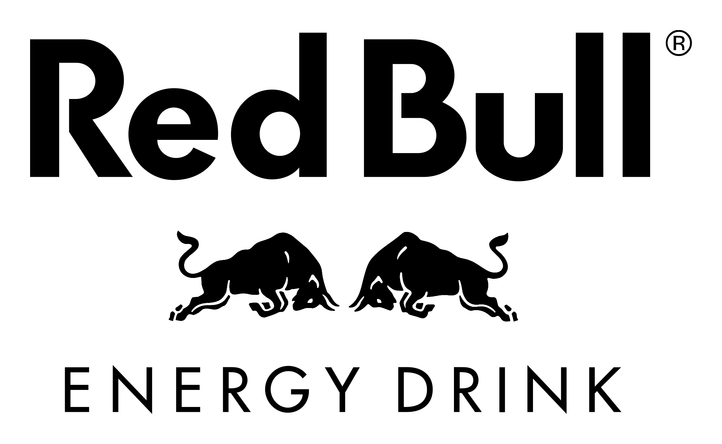 Red Bull Logo Schwarz Weiß