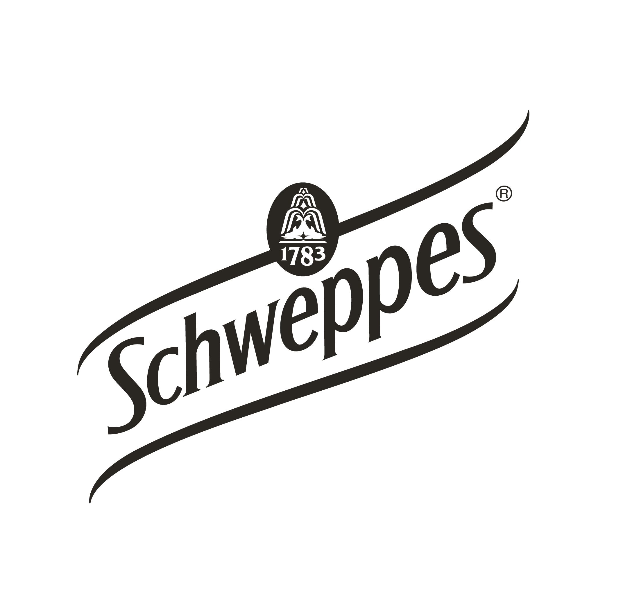 Schweppes Logo Schwarz